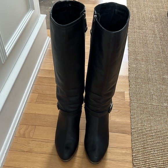 Fabianelli Italian Crafted 100% Leather Knee High Heeled Winter Boots EU 38 - Picture 4 of 12